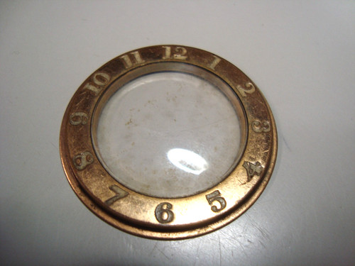 Vintage brass watch clock - watch, /