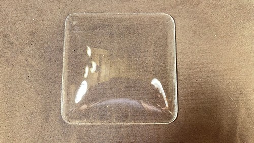 Convex square glass - square,